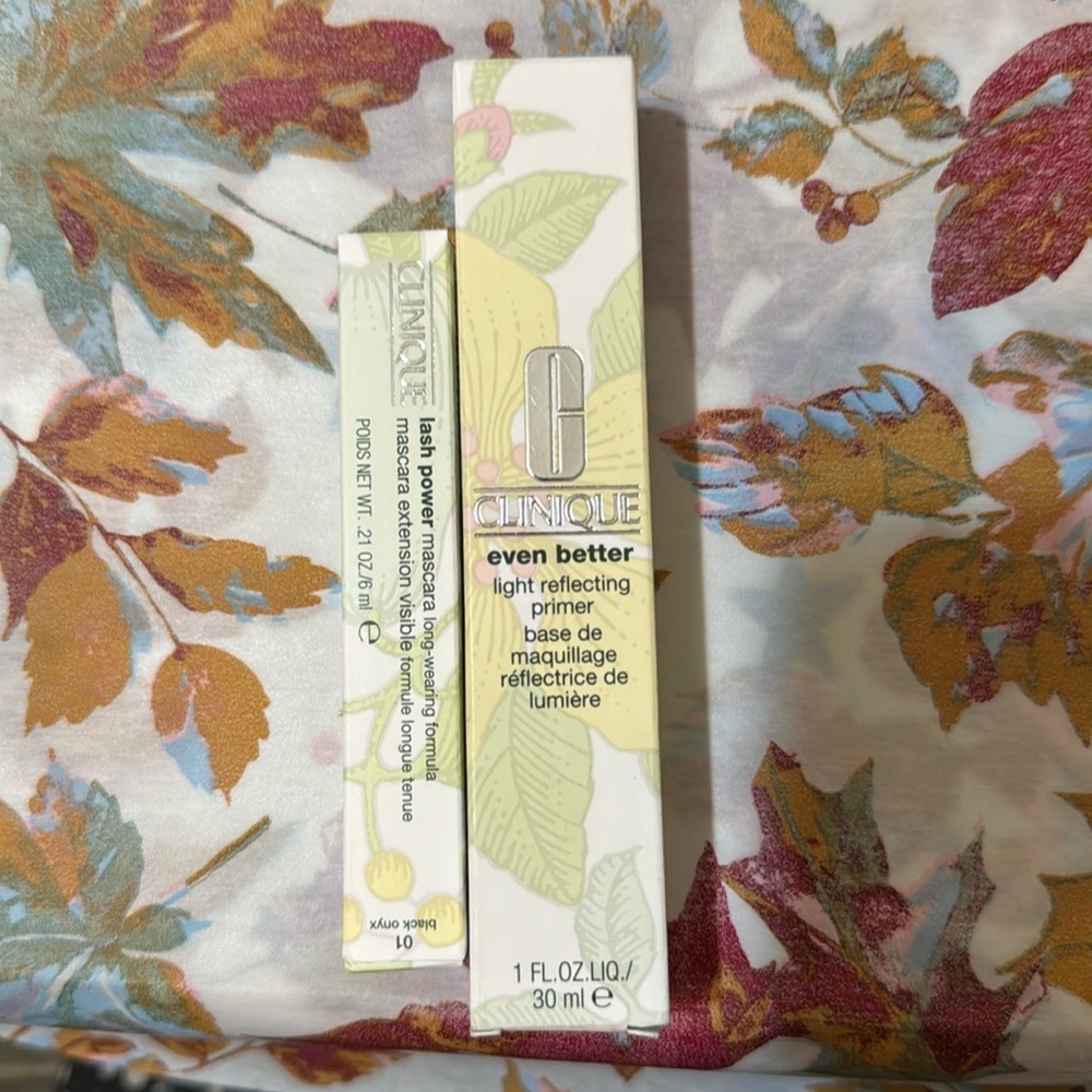 New-Clinique lash power mascara & Clinique even better primer